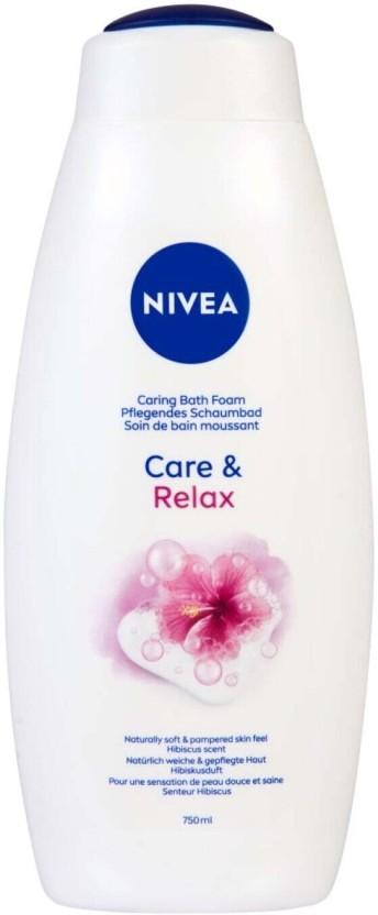 Nivea Care & Relax Foam Bath Body Wash (750 ml)