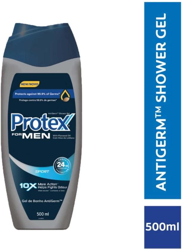 Protex Shower Gel Men Sport Body Wash (6 x 500 ml)