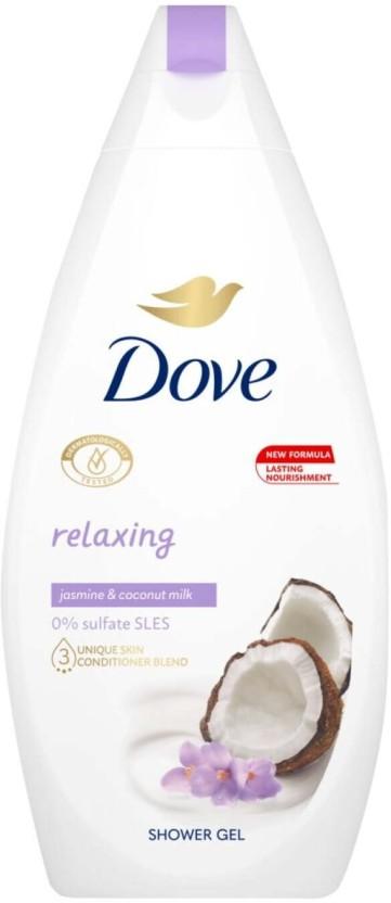 Dove Shower Gel Relaxing Coco Body Wash (6 x 450 ml)