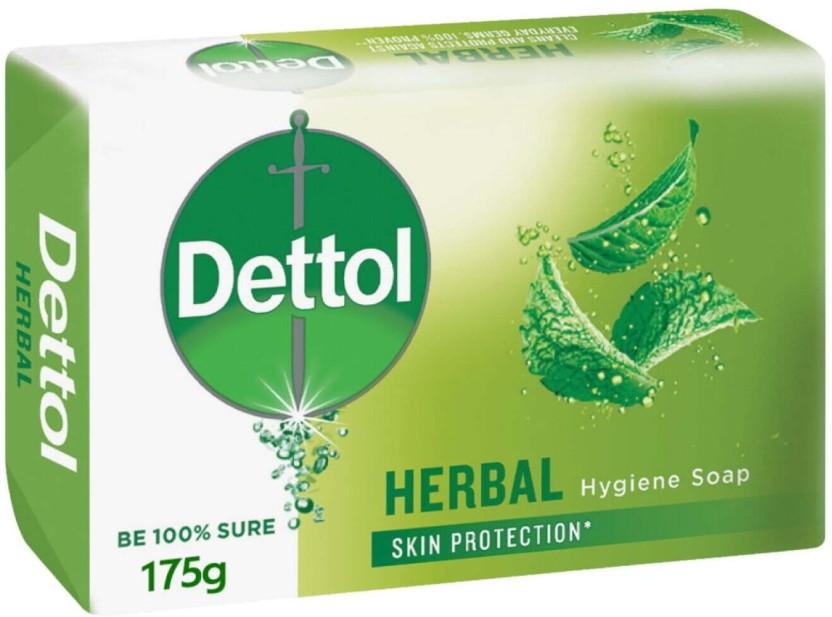 Dettol Herbal Hygiene Soap Mint (175 g)