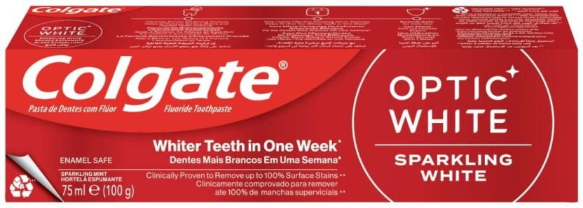 Colgate Optic White Sparkling Toothpaste (75 ml, Pack of 1)