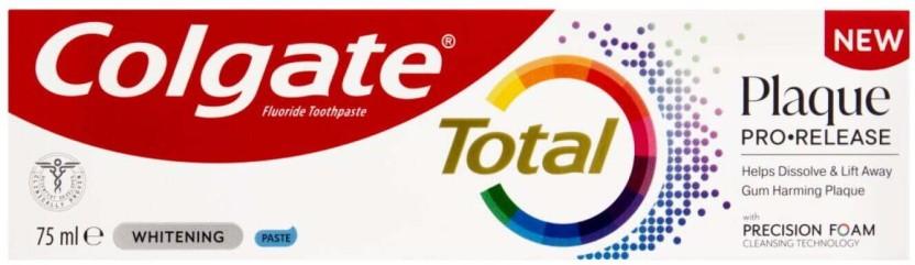 Colgate Total 12 Plaque Release Whitening Toothpaste (75 ml, Pack of 1)