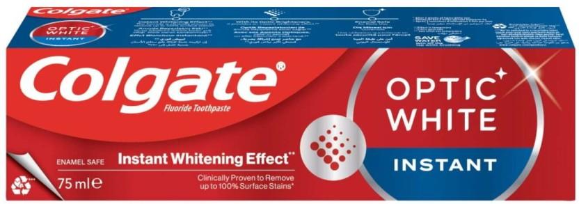 Colgate Optic White Instant Effect Toothpaste (75 ml, Pack of 1)