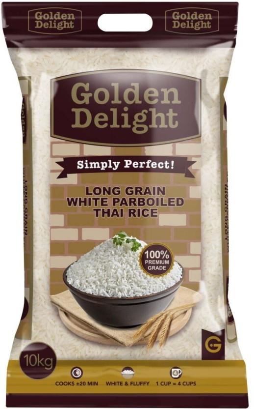 Golden Delight  Thai Long Grain Rice (Long Grain, Parboiled) (10 kg)