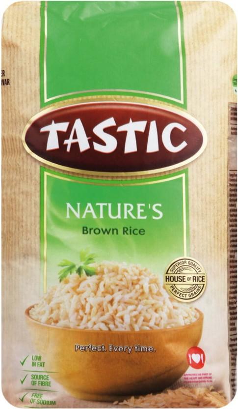Tastic Natures Brown Long Grain Rice (Long Grain, Raw) (1 kg)