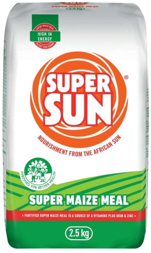 Super Sun Super Maize Meal Maize/Corn (2.5 kg, Pack of 4)