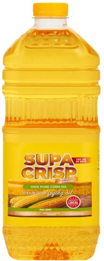 SUPA CRISP 100% Pure Corn Oil Plastic Bottle (2 L)