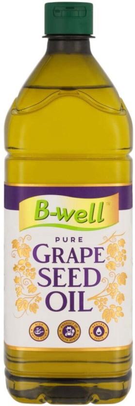 B-well Pure Grape Seed Oil Plastic Bottle (1 L)