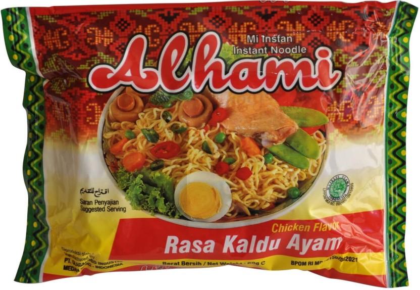 Alhami Chicken Flavour Rasa Kaldu Ayam Instant Noodles Non-vegetarian (5 x 60 g)