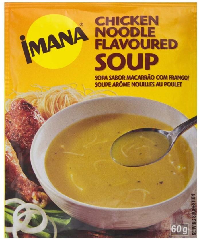 Imana Chicken Noodle Flavoured Soup (Pack of 10, 60 g)