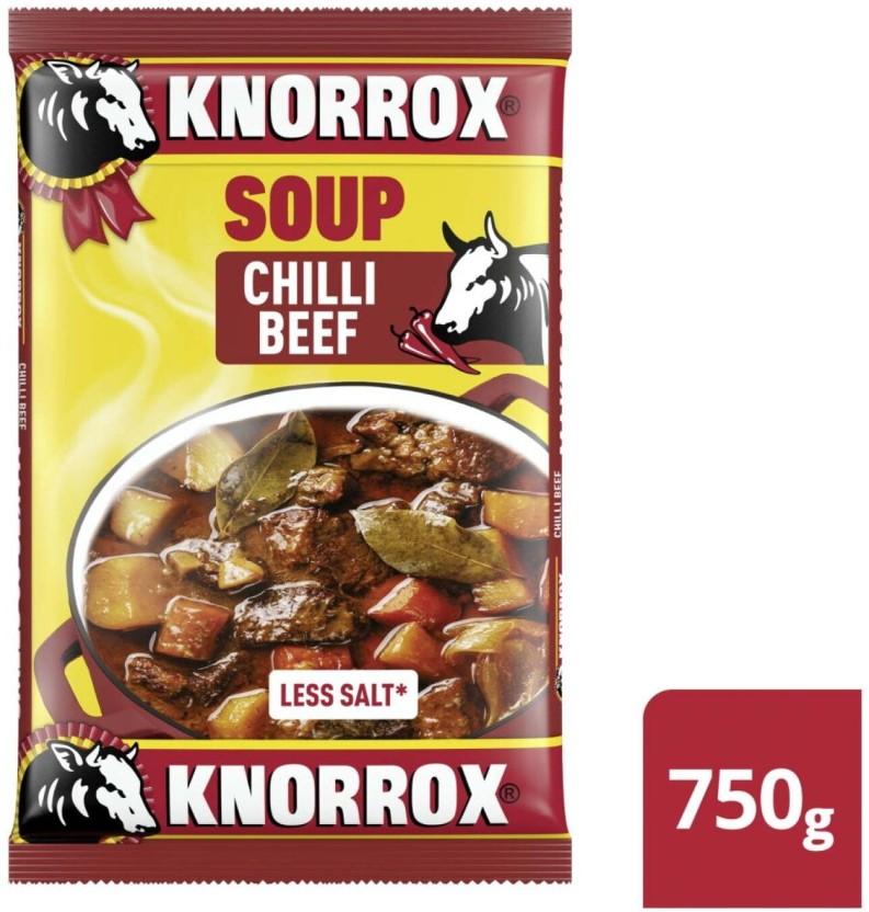 Knorrox Chilli Beef Soup (Pack of 5, 750 g)