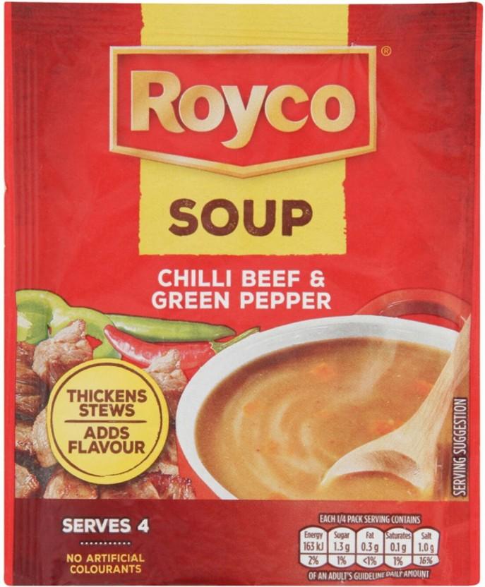 Royco Chilli Beef & Green Pepper (Pack of 80, 45 g)