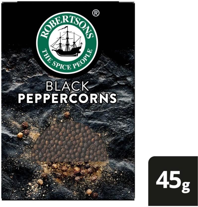 Robertson's Black Peppercorns (1 x 45 g)