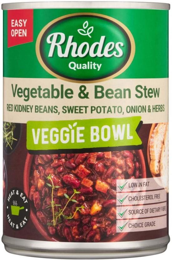 Rhodes Vegetable and Bean Stew Vegetables (400 g, Pack of 12)