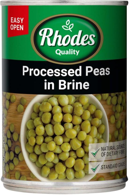 Rhodes Processed Peas in Brine Vegetables (410 g)