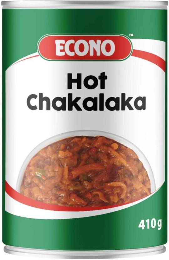 Econo Hot Chakalaka Vegetables (410 g, Pack of 6)