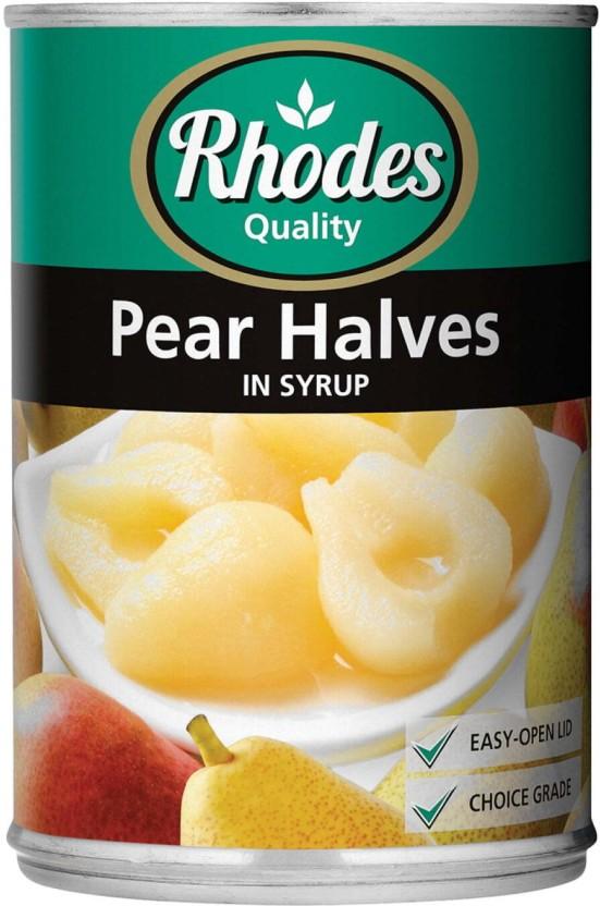 Rhodes Pear Halves Fruits (410 g)