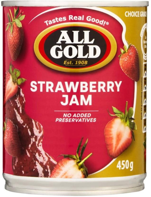 All Gold Strawberry Jam 450 g