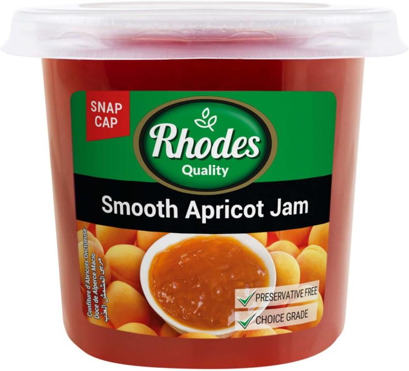 Rhodes Smooth Apricot Jam 600 g (Pack of 6)