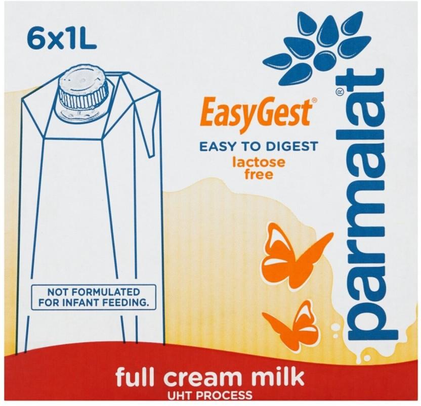 Parmalat Easygest Uht Milk Full Cream (6 x 1 L)