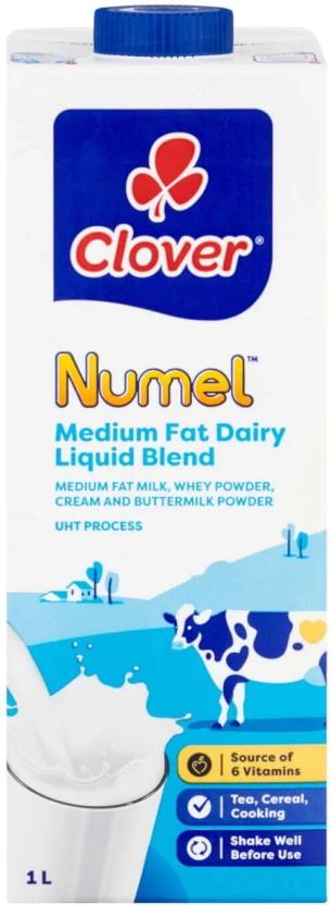 Clover Numel Full Cream Dairy Liquid Blend, Plain Flavour (1 L)