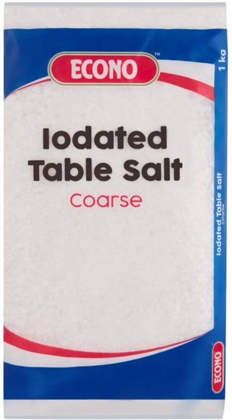 Econo_3 Coarse Iodized Salt (10 kg, Pack of 10)