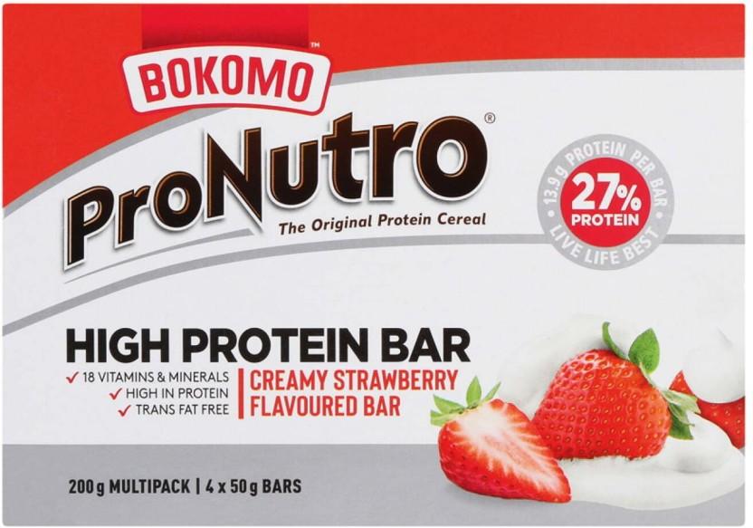 Pronutro High Protein Creamy Strawberry Flavoured Bar Box (50 g)