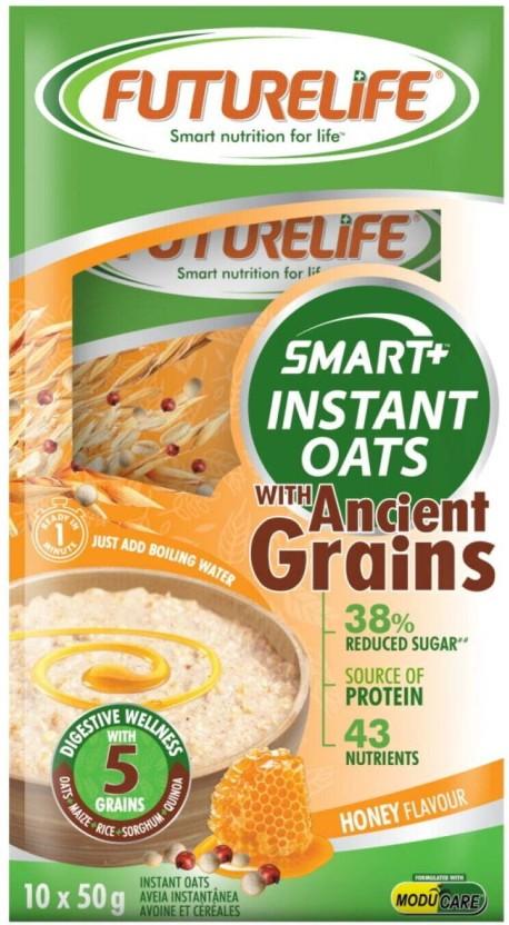 Futurelife Smart Instant and Ancient Grains Honey Oats Box (10 x 50 g)