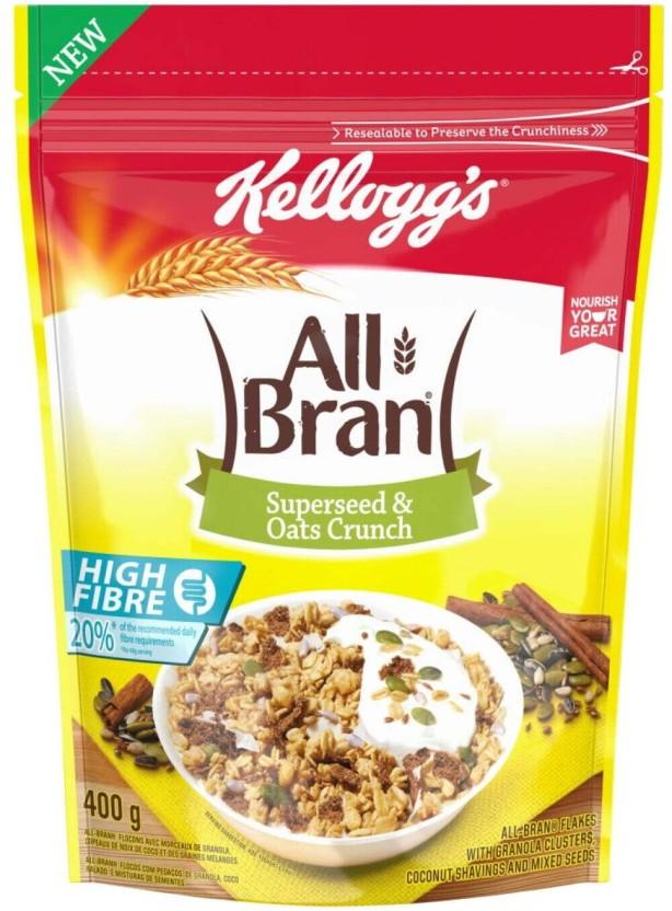 Kellogg'S All Bran Superseed & Oats Crunch Pouch (400 g)