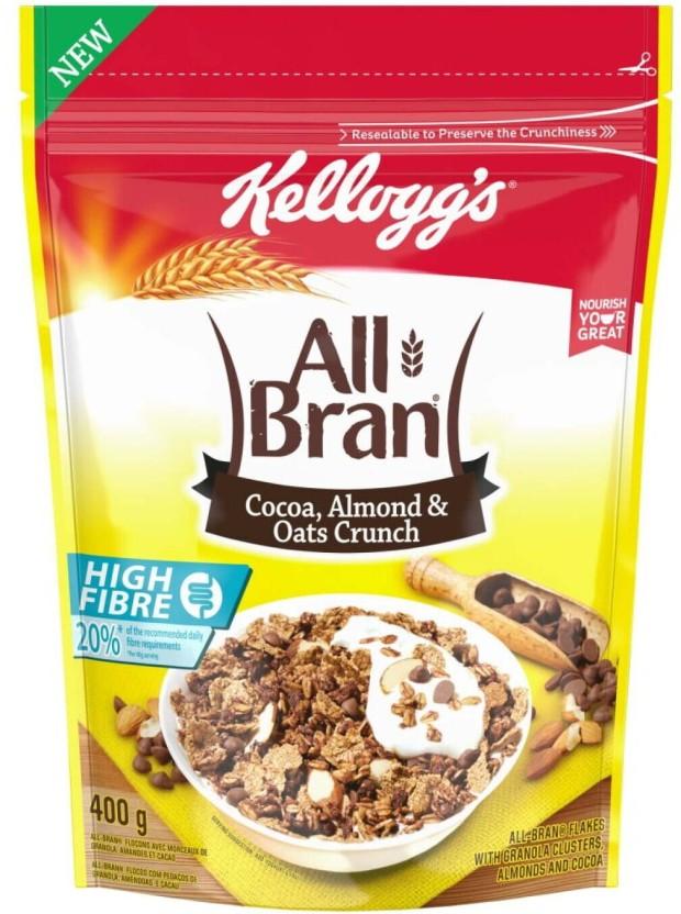 Kellogg'S All Bran Cocoa, Almonds & Oats Pouch (400 g)