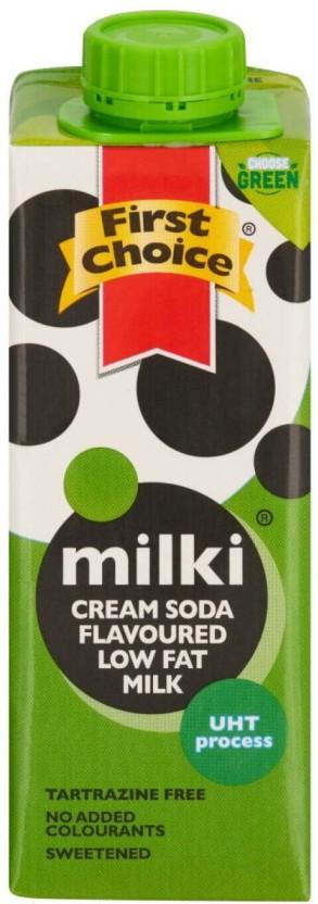 First Choice Cream Soda Milk, Cream Soda Flavour (250 ml)