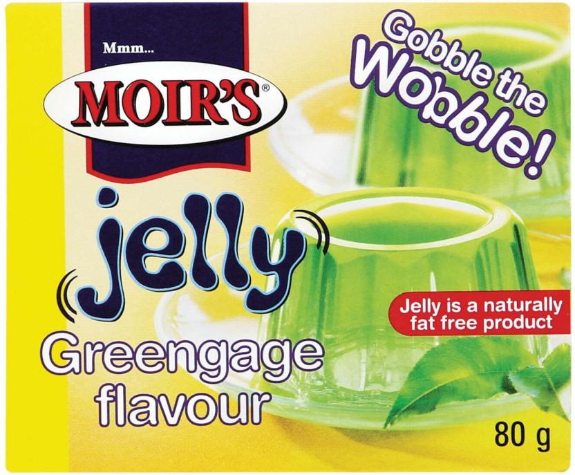 Moir's Greenage Flavour Jelly Crystals (6 x 80 g)