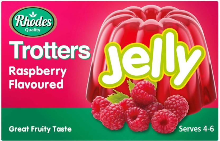 Rhodes Trotters Rasberry Flavoured Jelly Crystals (40 g)