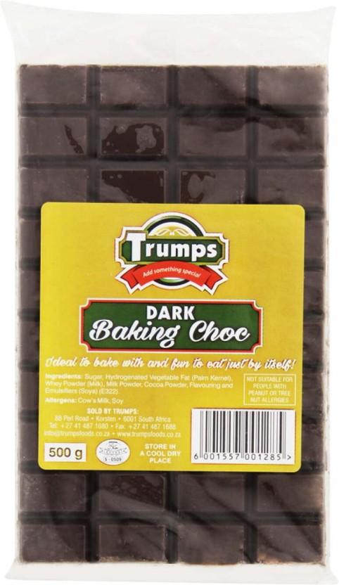Trumps Dark Chocolate Baking Bars Paste (500 g)