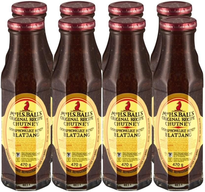 MRS BALL'S Oorspronklike Respe Blatjang Dip (8 x 470 g)