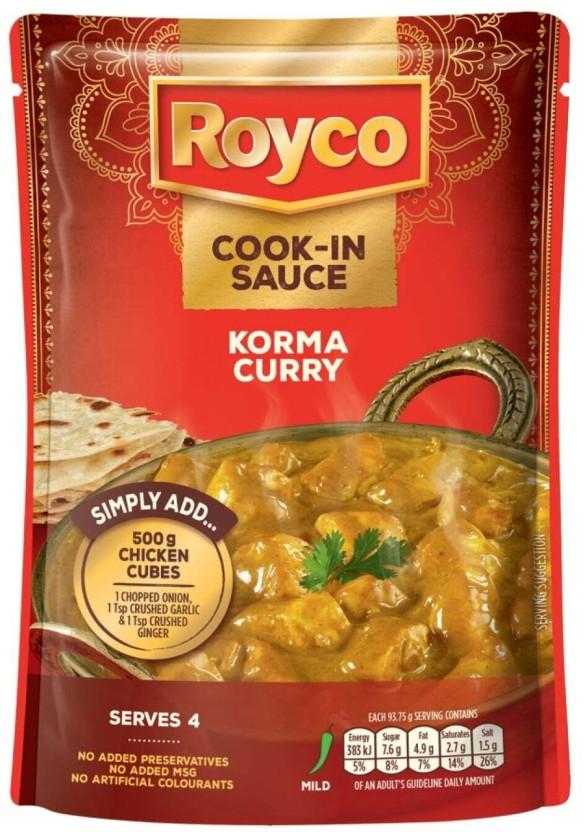 Royco Wet Cook In Sauce Korma Curry (500 g)
