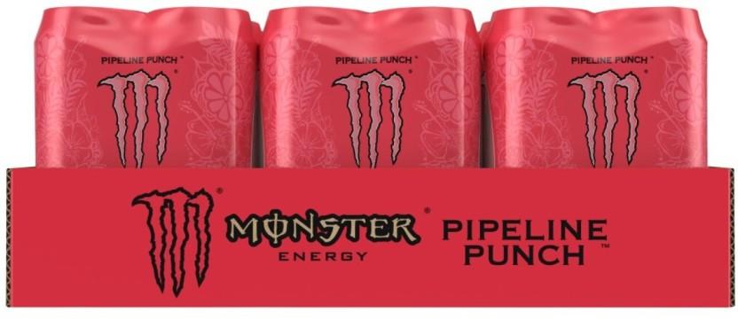 Monster Pipeline Punch Energy Drink (Passion Fruit, Mango & Guava Flavoured, 24 x 500 ml)