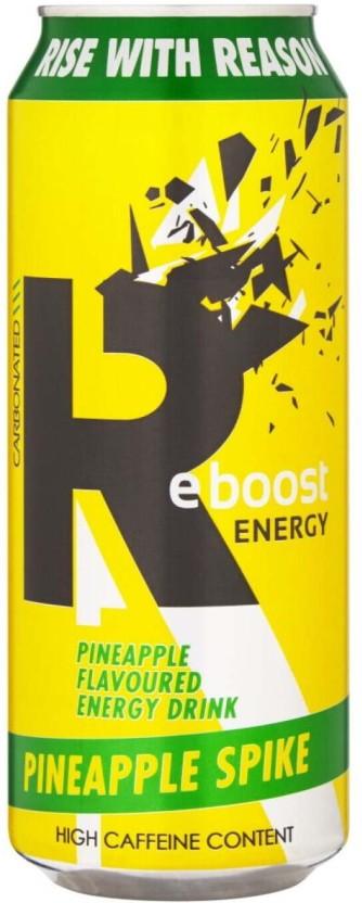 Reboost Pineapple Spike Energy Drink (Pineapple Flavoured, 500 ml)