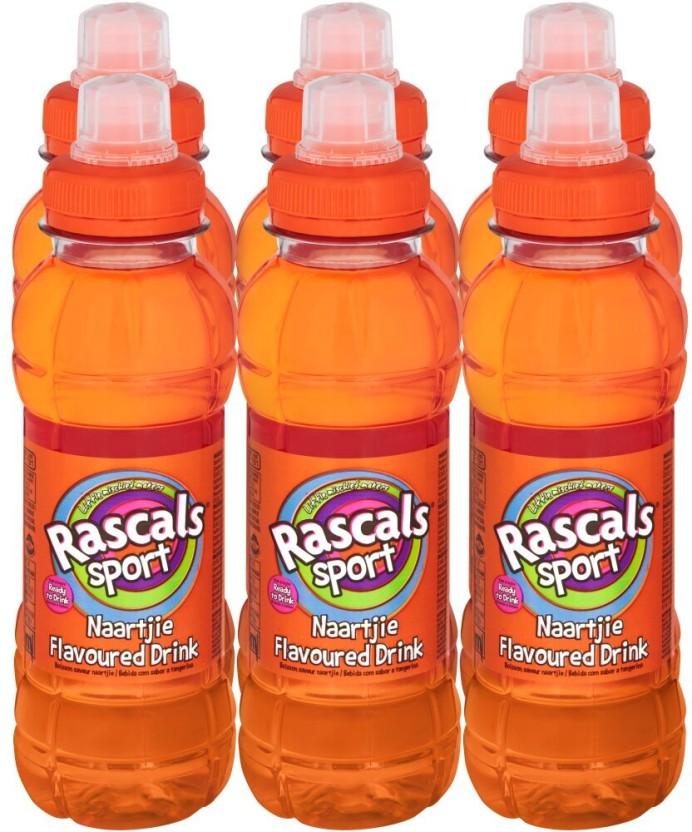 Rascals Flavoured Sports Drink (Naartjie Flavoured, 6 x 300 ml)