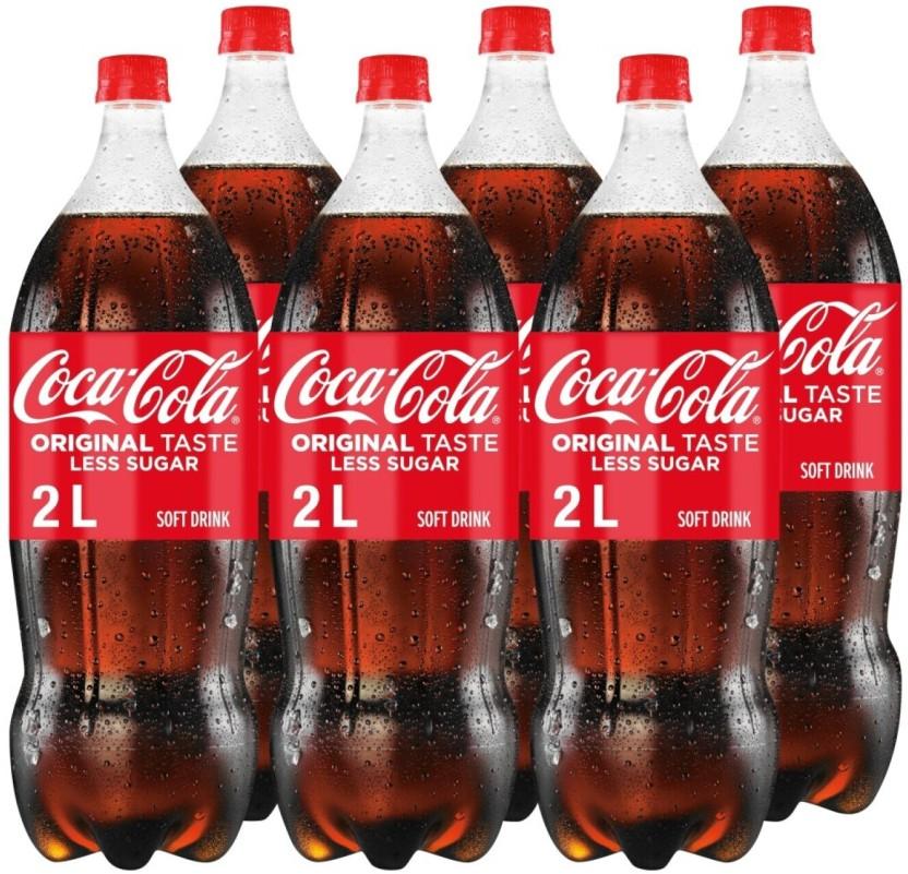 Coca-Cola Original Taste Less Sugar (6 x 2 L)