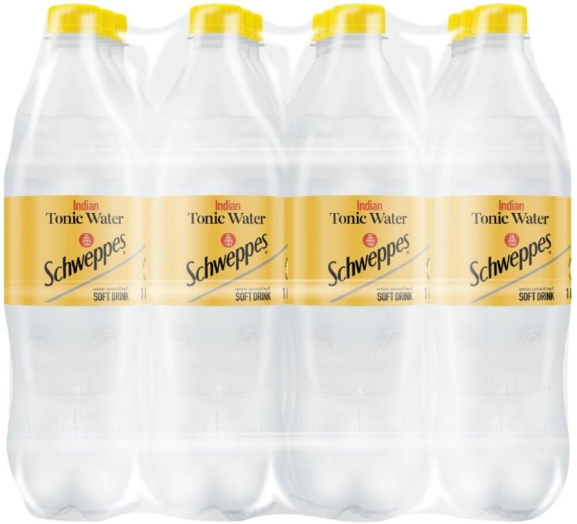 Schweppes Indian Tonic Water (12 x 1 L)