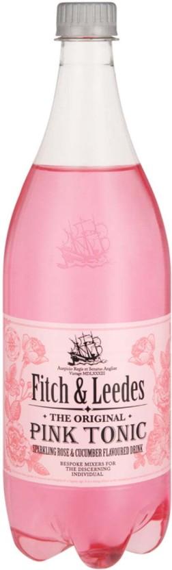 Fitch & Leedes Pink Tonic - Sparkling Rose & Cucumber Flavoured Drink (12 x 1 L)