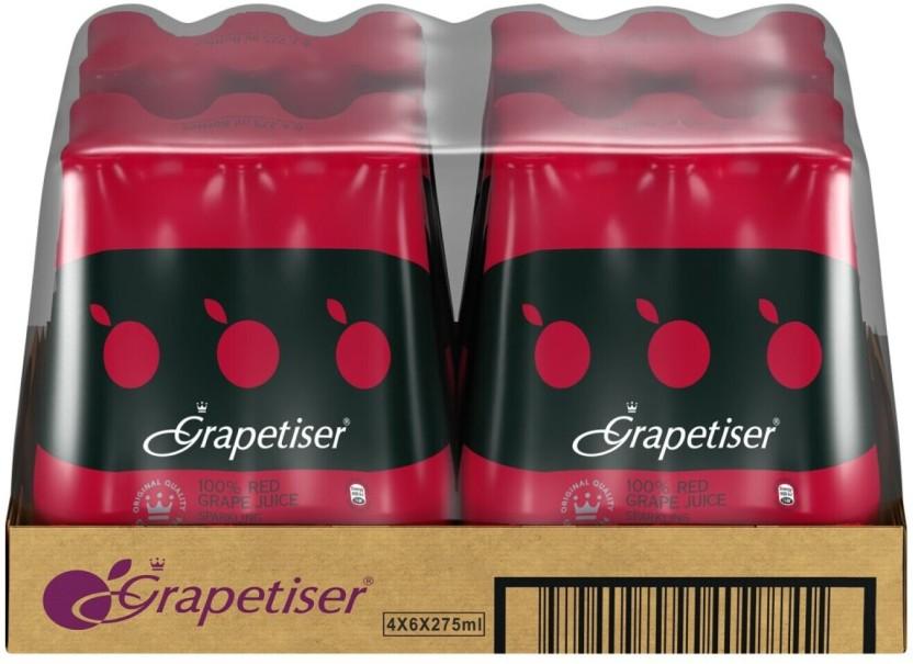Grapetiser Red Grape Juice (24 x 275 ml)
