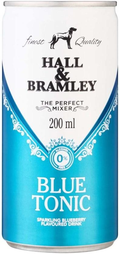 Hall & Bramley Blue Tonic - Sparkling Blueberry Flavoured Drink (6 x 200 ml)