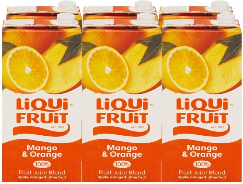 Liqui Fruit Mango & Orange 100% Fruit Juice Blend (6 x 2 L)