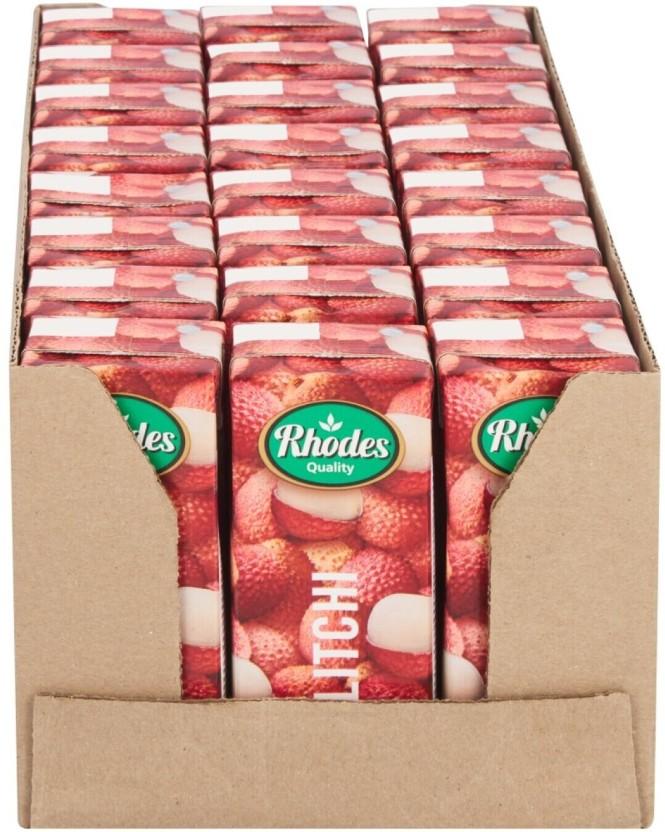 Rhodes Litchi 100% Fruit Juice Blend (24 x 200 ml)