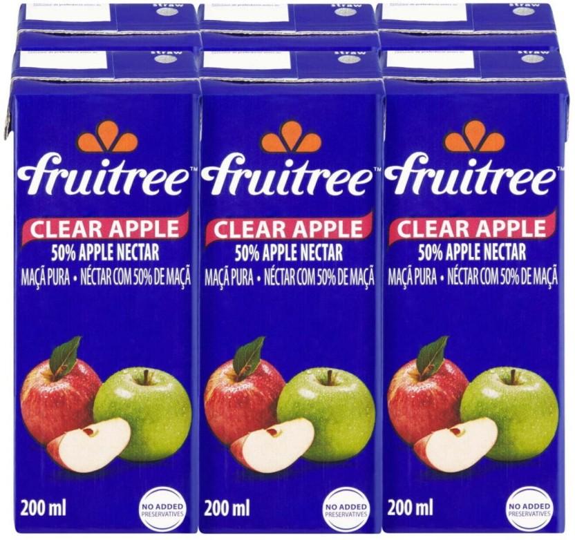 Fruitree Clear Apple Nectar (6 x 200 ml)