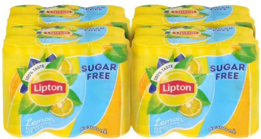 Lipton Sugar Free Lemon Flavoured Iced Tea (24 x 300 ml)
