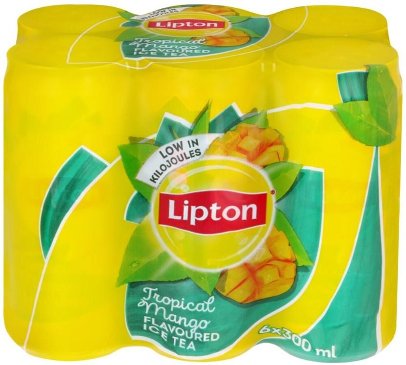 Lipton Tropical Mango Flavoured Iced Tea (6 x 300 ml)
