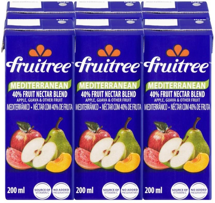 Fruitree Mediterranean Fruit Nectar Blend (6 x 200 ml)